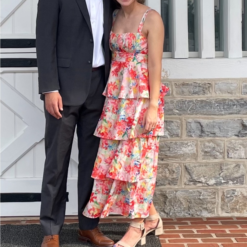 Floral Tiered Maxi Dress